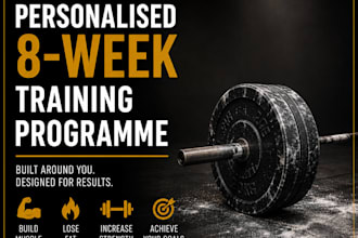 create a training plan tailored to your goals