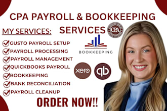 cpa payroll services, bookkeeping, payroll processing, and gusto payroll setup