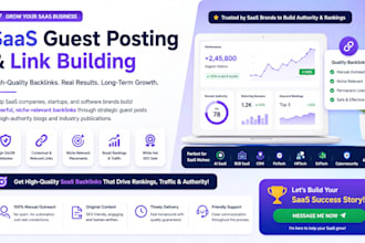 strengthen your saas SEO with quality guest post placements