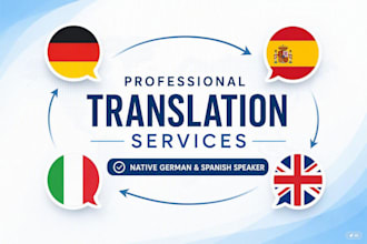 translate german to spanish italian or english