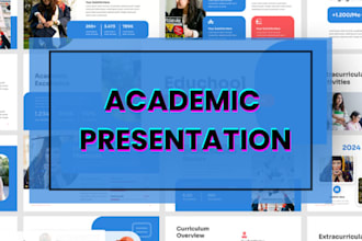 design powerpoint lecture slides academic presentation and thesis defense