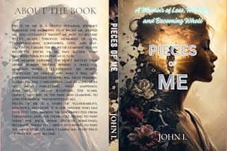 design a professional book cover, ebook cover or paperback for poetry and memoir