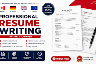write, proofread canada german uk ats resume, review resume, uk cover letter