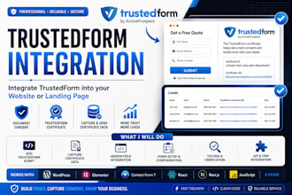 setup trustedform certificate integration on your website or landing page