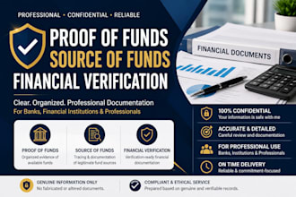 do proof of funds source of funds and financial verification