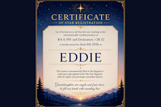 name a star in the sky for you as a unique personalized gift