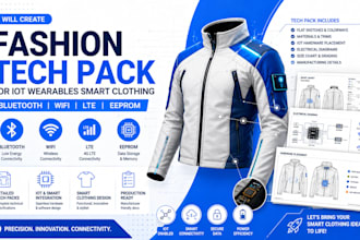 do fashion tech pack for iot wearables smart clothing bluetooth wifi lte, eeprom