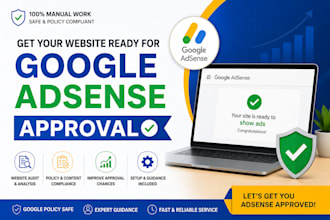 get your website ready for google adsense approval