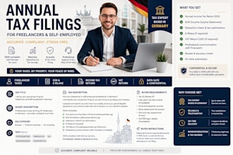 prepare your annual tax filing for freelancers