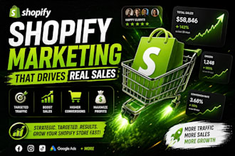 shopify marketing to boost shopify sales, email maketing, social media marketing