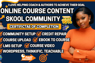 skool community setup skool community skool credit repair skool course creation