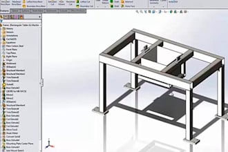 design custom weldments with fabrication drawings and cut lists