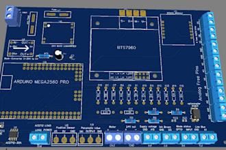 do circuit schematic design, pcb board design, hardware prototyping in kicad pcb