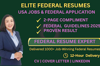 design federal resume expert
