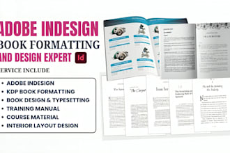 do adobe indesign book formatting typesetting interior print book, layout design