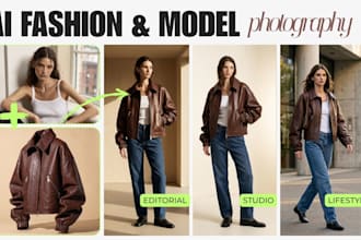 create ai fashion and model photography for your brand