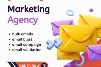 send bulk email blast, email campaign and email marketing