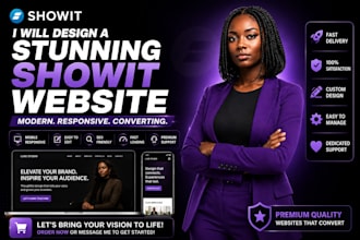 design, redesign and customize your showit website
