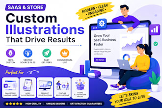 saas website illustration hero illustration flat illustration isometric design