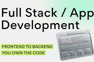 build a full stack application for your business