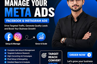 be your social media marketer and manager for business growth