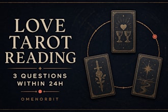 deliver a same day love tarot reading for 3 questions
