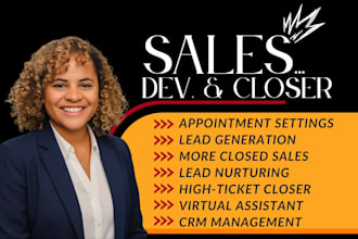 be your sales closer salesperson sales representative high ticket closer sdr