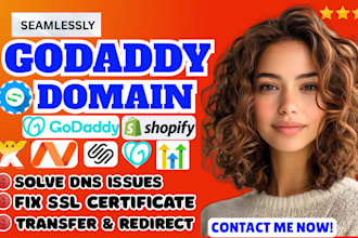 connect domain to godaddy, netlify to replit or subdomain to godaddy