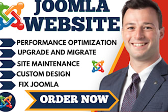 fix, update, migrate  upgrade your joomla website