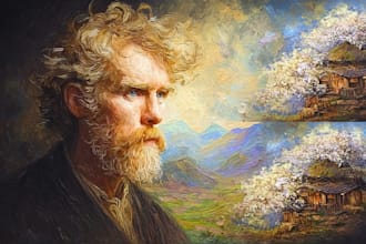 paint renaissance art oil painting portrait