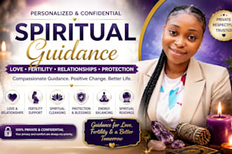offer spiritual guidance for fertility, love and relationship issues