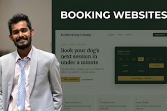 build a booking website for your service business