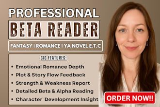 beta read critique novel romance romance beta reader