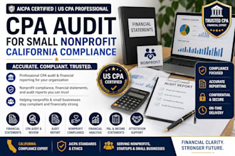 perform CPA audit for small nonprofit california compliance aicpa certified