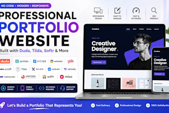build duda silex versoly webstudio unicorn platform softr mixo portfolio website