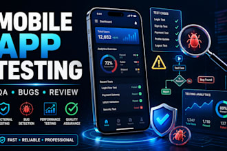 do app testing, mobile app testing, bug testing QA testing for your app review