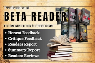 give honest feedback on your novel as a beta reader