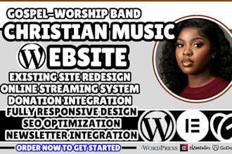 christian music website, gospel music website, christian artist website