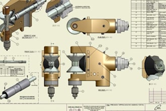 create manufacturing, mechanical and engineering  cad drawings