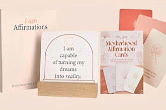 design affirmation card flash card prayer journal motivational card church flyer
