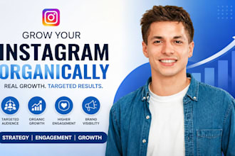 do instagram marketing, organic instagram growth and targeted promotion