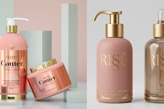 design premium packaging labels for hair care and skin care products