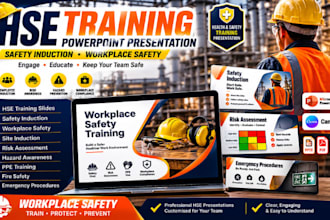 hse training powerpoint, safety induction, workplace health and safety slides