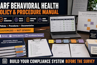 write carf behavioral health policy and procedure manual