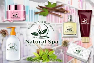 design beauty skincare cosmetics logo for your brand
