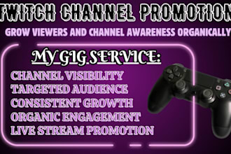 do twitch promotion for twitch live viewers, followers and path to affiliate