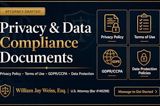 draft custom data protection policies for your online business