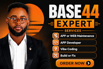 built or fix base44, base44 expert, bug fixing, base44 mvp and design base44