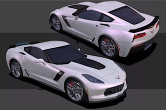 create realistic 3d car models for gta v, fivem, vehicle mods and body kits