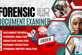 forensic document examination, forged or real signature, handwriting analysis